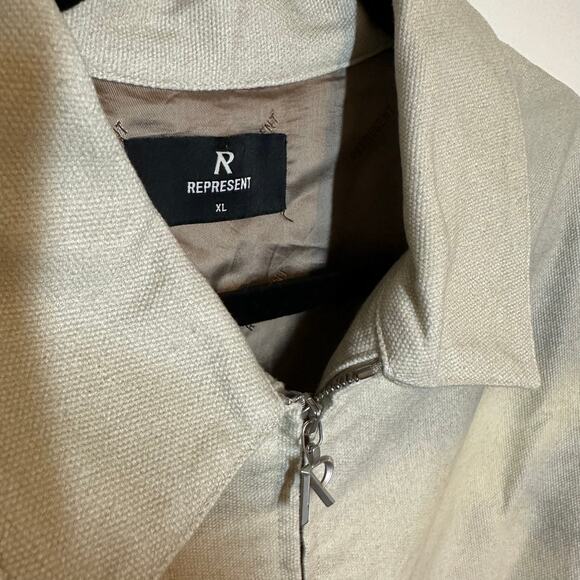 Represent Men's Higher Truth Full Zip Collared Jacket Size XL - Picture 4 of 16